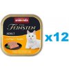 Paštika pro kočky Animonda Vom Feinsten Adult Cat drůbeží & těstoviny 12 x 100 g