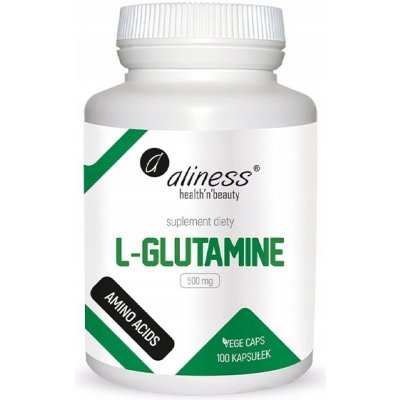 Aliness L-Glutamine 500 100 kapslí – Hledejceny.cz