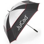 JuCad umbrella Windproof černá/stříbrná – Zboží Dáma