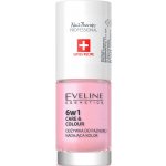 Eveline Cosmetics Nail Therapy Professional Vyživující barevný lak na nehty 6v1 shimmer pink 5 ml – Zboží Dáma