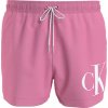 Koupací šortky, boardshorts Calvin Klein KM0KM00967 TFZ růžové