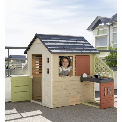 Smoby Domeček Life Nature s kuchyní – Zbozi.Blesk.cz