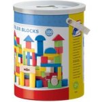 Woody Kostky barevné natur v kyblíku 100 dílů – Zboží Dáma