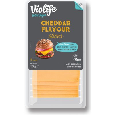 Violife plátky s příchutí Cheddar 100 g – Sleviste.cz