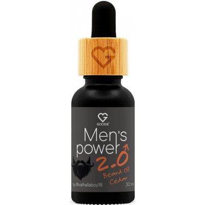 Goodie Men's power Olej na vousy Cedr 30 ml – Sleviste.cz