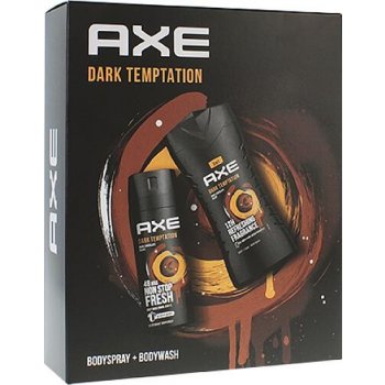 Axe Dark Temptation deospray 150 ml + sprchový gel 250 ml dárková sada