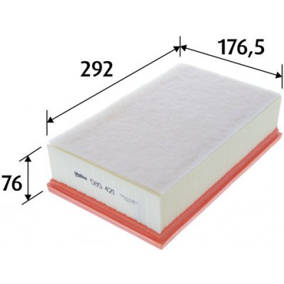 585421 VALEO Vzduchový filtr – Zboží Mobilmania