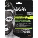L’Oréal Men Expert Pure Charcoal plátýnková maska 30 g – Zboží Mobilmania