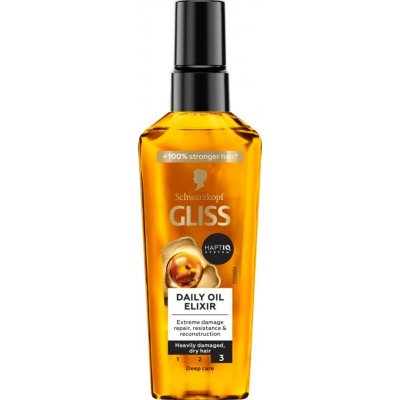 Gliss Ultimate Repair denní elixír s oleji na vlasy 75 ml – Hledejceny.cz