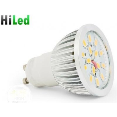 HiLed LED žárovka GU10 7W SMD 5630 studená bílá – Hledejceny.cz