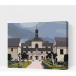 Gario Malování podle čísel Zámek Kuks Rozměry 40 x 30 cm Rámování S vnitřním rámem – Zboží Dáma