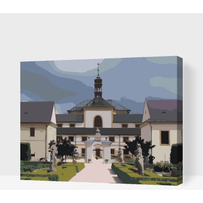 Gario Malování podle čísel Zámek Kuks Rozměry 40 x 30 cm Rámování S vnitřním rámem – Zboží Dáma