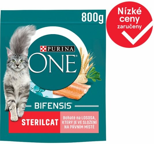 Purina ONE Bifensis Sterilcat losos 0,8 kg