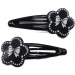 Sponky na vlasy s květem, 2 ks Barva: černá – Hledejceny.cz