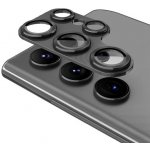 ENKAY ALU Sklo pro fotoaparát Samsung Galaxy S22 Ultra 5G BLACK 56439 – Zboží Živě