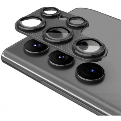 ENKAY ALU Sklo pro fotoaparát Samsung Galaxy S22 Ultra 5G BLACK 56439 – Zboží Živě