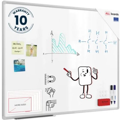 Allboards EX108 Magnetická tabule 100 x 80 – Zboží Živě