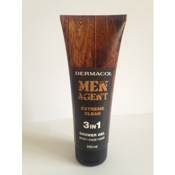 Dermacol Men Agent Extreme Clean sprchový gel 3 v 1 250 ml