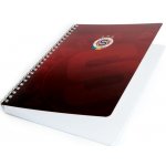 SPARTA PRAHA Blok se spirálou A4 nelinkovaný – Zboží Dáma