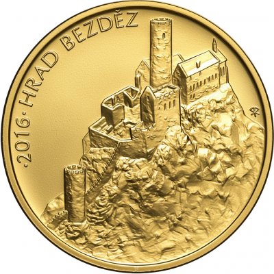 ČNB Zlatá mince 5000 Kč Hrad Bezděz 2016 Standard 1/2 oz – Zboží Mobilmania