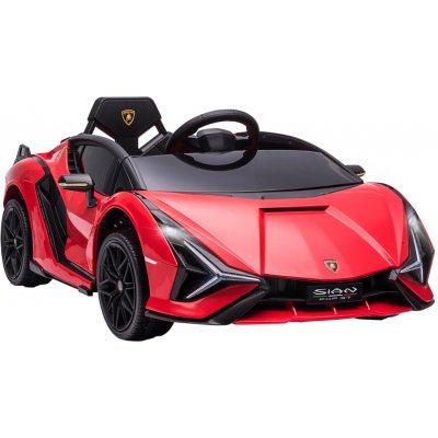 Homcom elektrické auto Lamborghini Sián 12V červená – Zboží Dáma