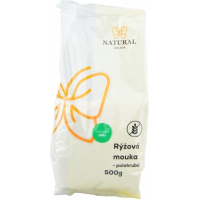 Natural Jihlava Rýžová mouka polohrubá 500 g – Hledejceny.cz