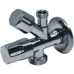 kombinovaný rohový ventil 1/2" x 3/8" x 3/4" s funkcí zpět.ventilu – Zboží Dáma