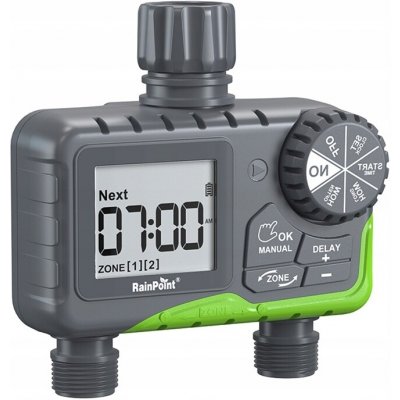 RainPoint ovladač pro 2 zóny s aplikací Tuya a BT 5.0 Hubem – Zbozi.Blesk.cz