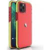 Pouzdro a kryt na mobilní telefon Apple Hurtel Gelové Spring Case s barevným rámečkem pro iPhone 13 mini žluté 5907769334986