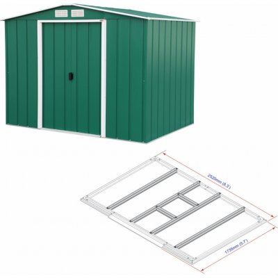 Duramax Titan Eco 4,7 m² + podlahové profily zelený 61161+57102 – Hledejceny.cz