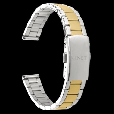 Minet Stříbrno-zlatý kovový tah Band Original Bicolor Silver & Gold – Zboží Mobilmania