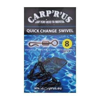 Carp ´R´ Us Quick Change Swivel vel.8 8ks