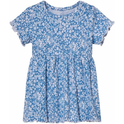 Lupilu Dívčí šaty s BIO bavlnou modrá – Zboží Mobilmania