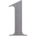 Číslo domovní 1, s 3M páskou, broušená nerez AISI304 – Zbozi.Blesk.cz