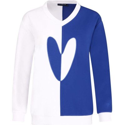 Coeurs de CHERIE dámská mikina BICOLOR sweatshirt modrá