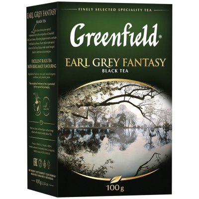 Greenfield Earl Grey Fantasy černý čaj papír 100 g – Zboží Mobilmania