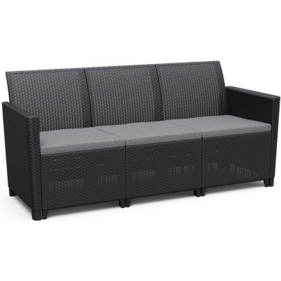 Keter CLAIRE 3 SEATERS SOFA grafit