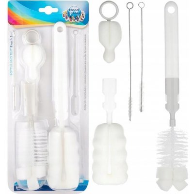 Canpol babies Sada kartáčů na čištění láhví a dudlíků zelená – Sleviste.cz