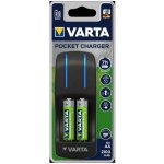 Varta Pocket Charger + 2x AA 2100 mAh 57642101451 – Zboží Mobilmania