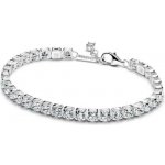 PANDORA Třpytivý výrazný tenisový náramek 16 cm 593539C01-16 – Sleviste.cz