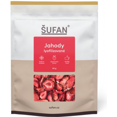Šufan Jahody lyofilizované 40 g – Sleviste.cz