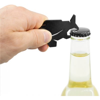 Delphin Klíčenka S Otvírákem Na Lahve Carpener Černá – Zboží Dáma