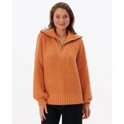 Rip Curl Svetr SEEKER 1/4 ZIP Clay