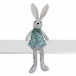 Zajíc textil 23/35cm mint – Hledejceny.cz