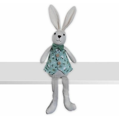 Zajíc textil 23/35cm mint – Hledejceny.cz