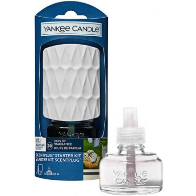 Yankee Candle Elektrický difuzér do zásuvky Organic Kit Clean Cotton 18,5 ml – Sleviste.cz