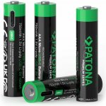 PATONA nabíjecí baterie AAA/LR03 Li-Pol 500mAh 1,5V s USB-C nabíjením, 4ks v balení | Zboží Auto