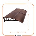 Springos HA7478 přístřešek 100 X 200 CM – Hledejceny.cz