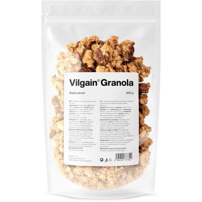 Vilgain Granola javorový sirup/pekanové ořechy 400 g – Zboží Mobilmania