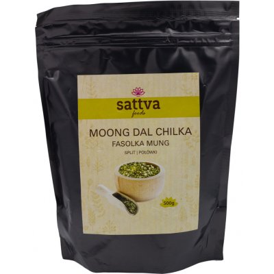 Sattva Mung dal Chilka neloupaný půlený 0,5 kg